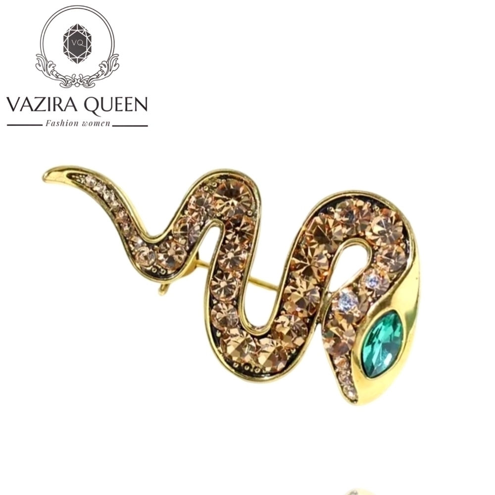 VQ Snake Brooch